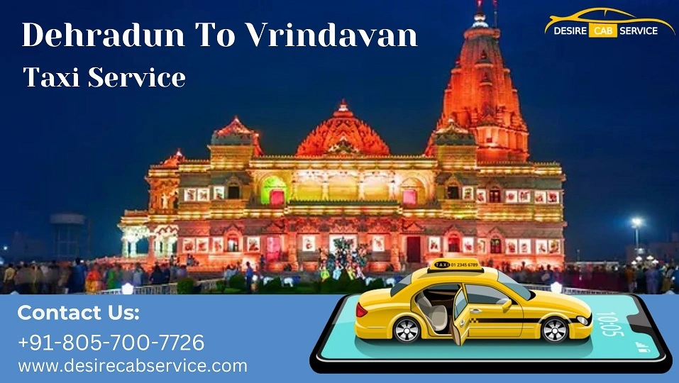 dehradun to vrindavan taxi service